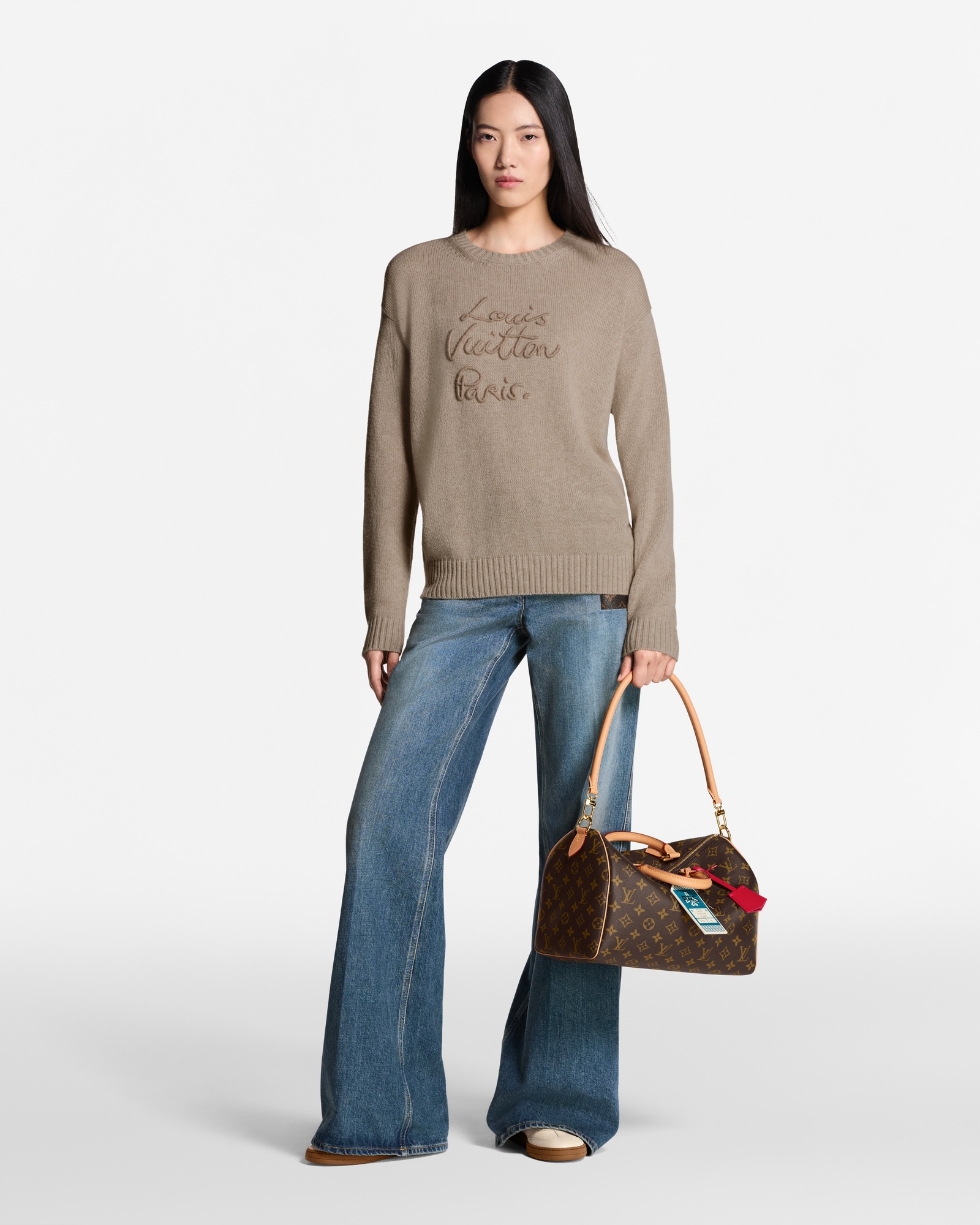 Cursive Signature Pullover - Women - Ready-to-Wear | LOUIS VUITTON ®